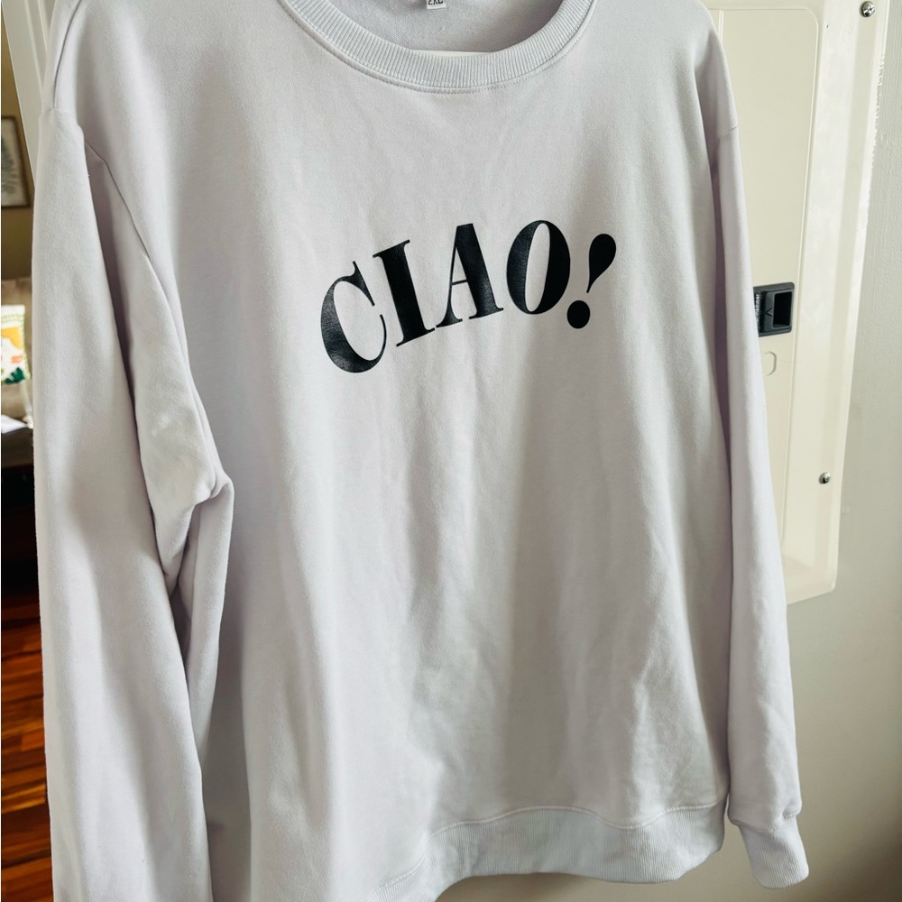 CIAO! Graphic Crewneck Sweatshirt